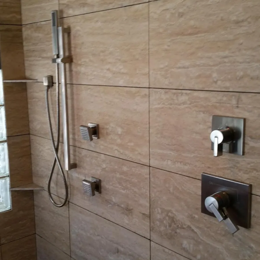 Shower fixture installation for Frozen Pipe Repair in Midway